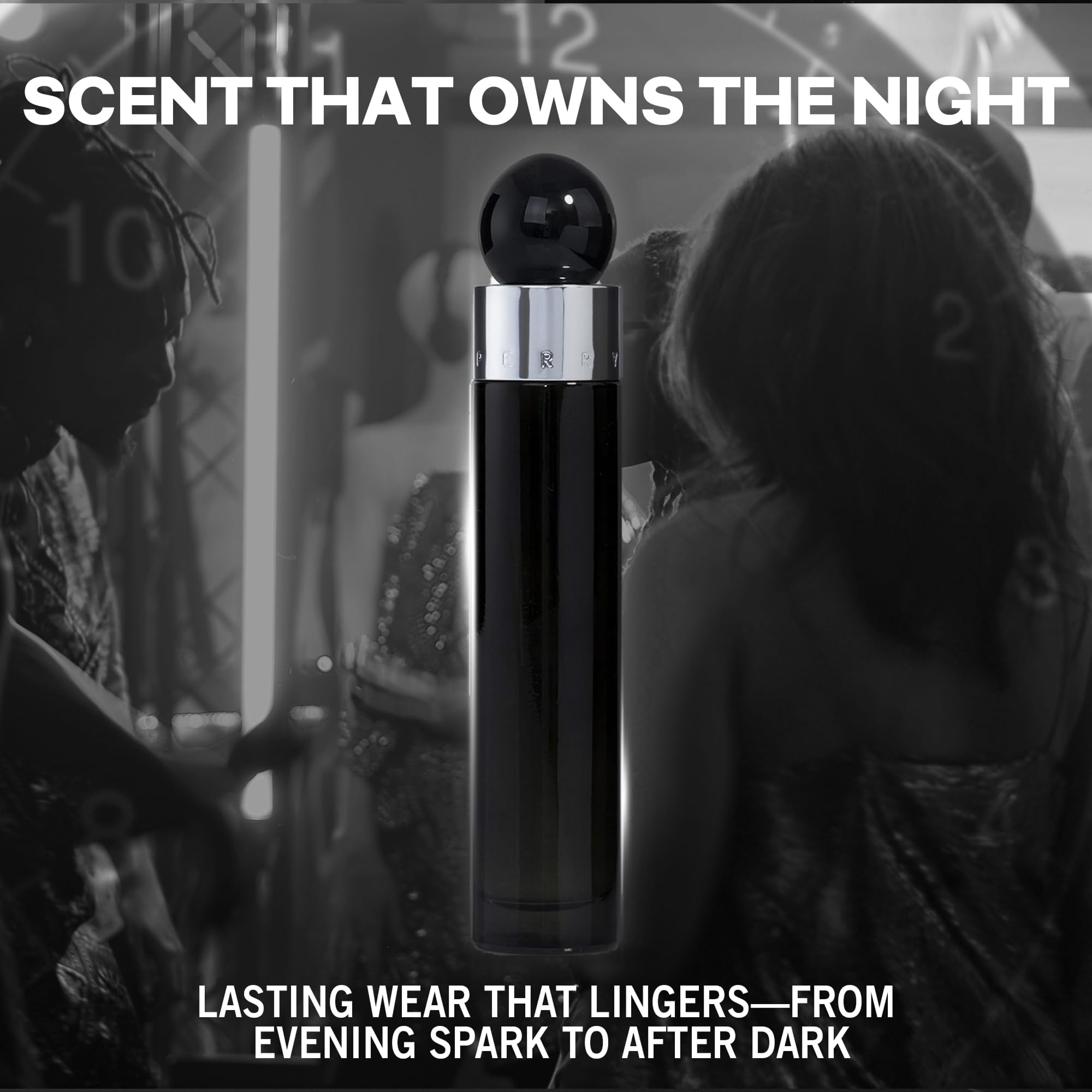 Amazon.com : 360 Black by Perry Ellis for Men - 3.4 oz EDT Spray